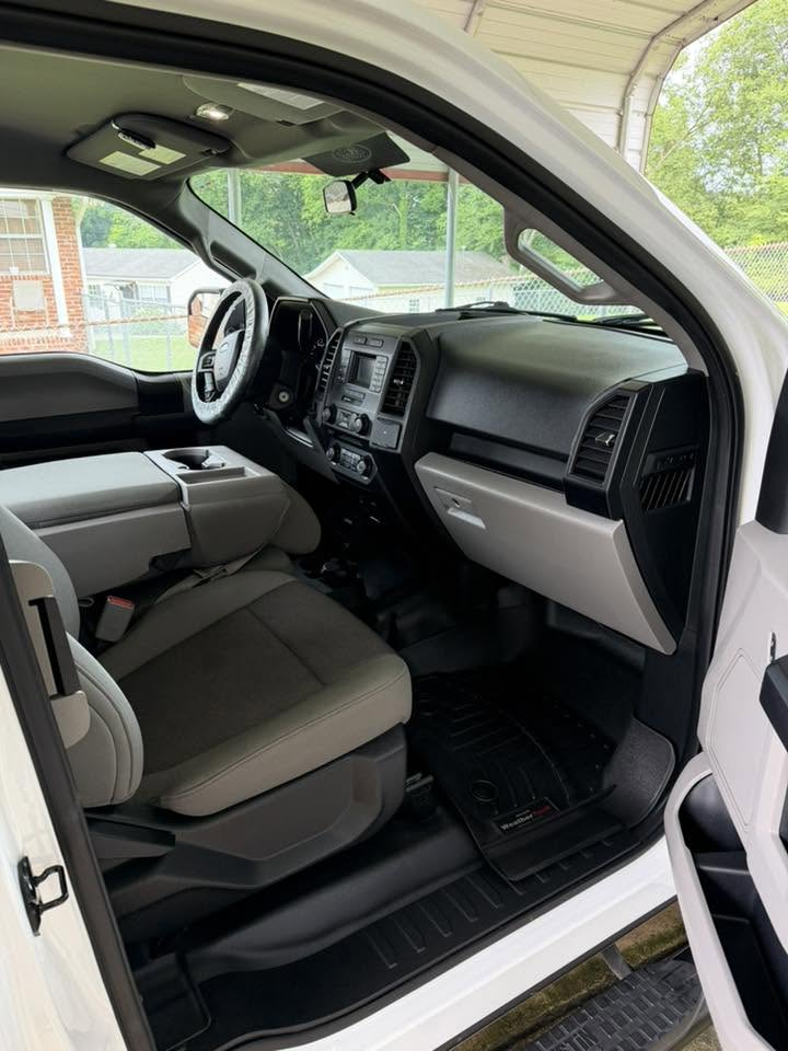 Ford F-150 interior passenger side after detail