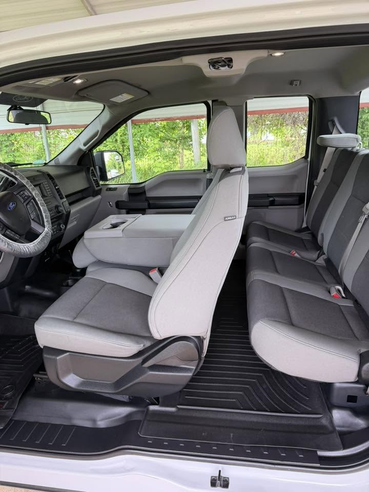 Ford F-150 full interior after deep cleaning