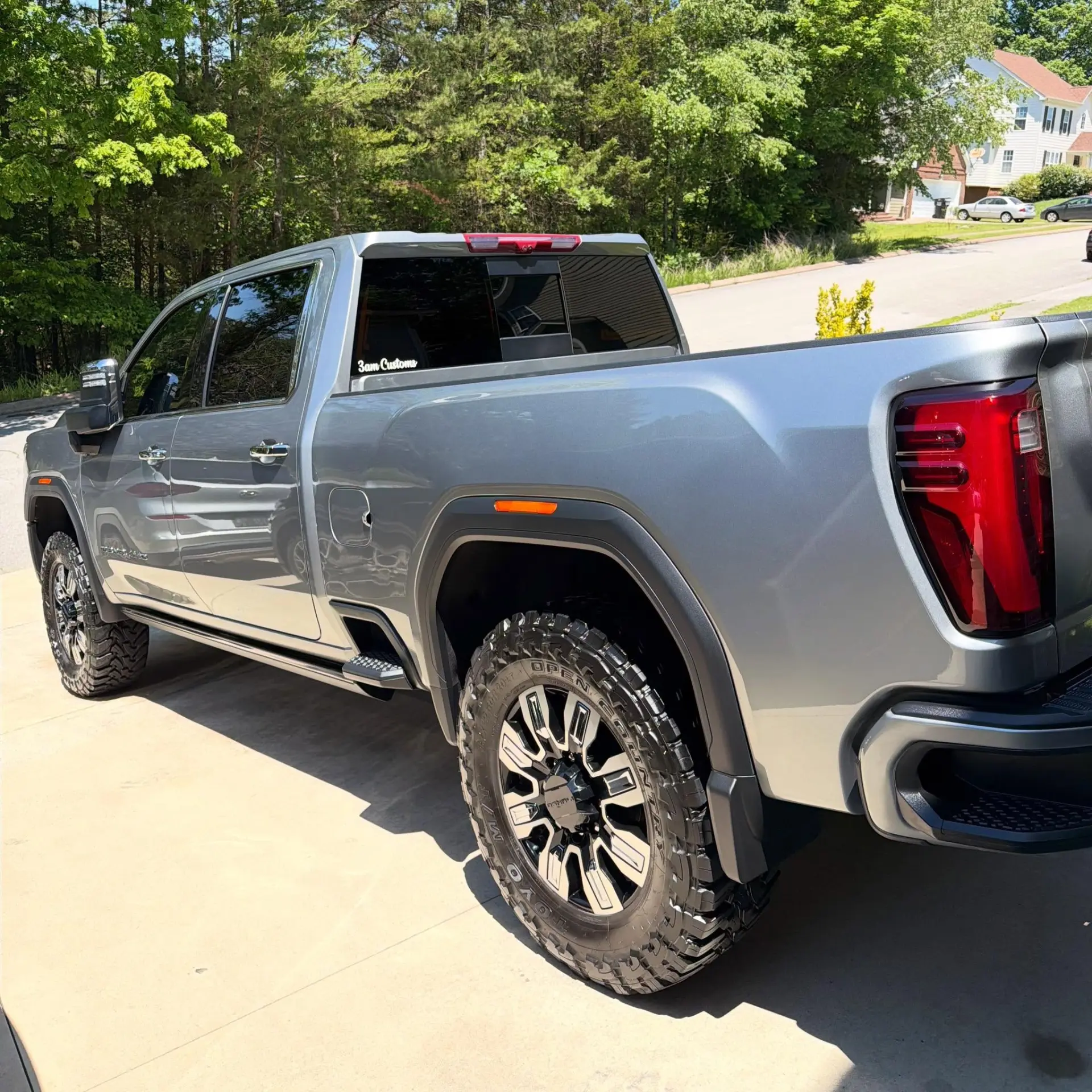 GMC Sierra Denali HD after full exterior detail